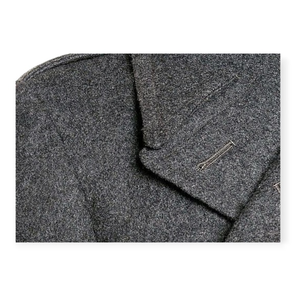 Vintage 1960s Danish Wool Greatcoat, Overcoat, Trench Coat, Men's S-XL - Picture 5 of 5